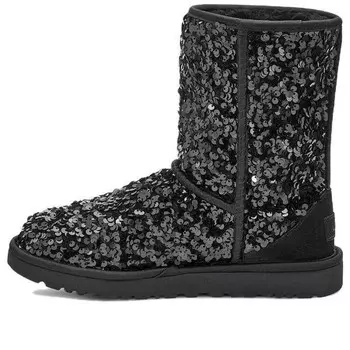 Кроссовки классические короткие Ugg, черный