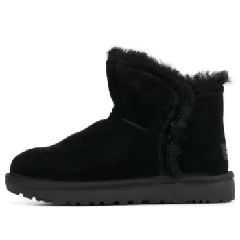 Кроссовки классические мини пушистые высокие низкие ботинки Ugg, черный