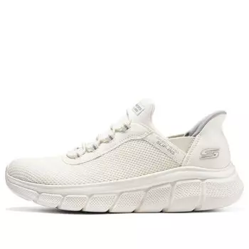 Кроссовки knitted running shoes 'beige' Skechers, бежевый