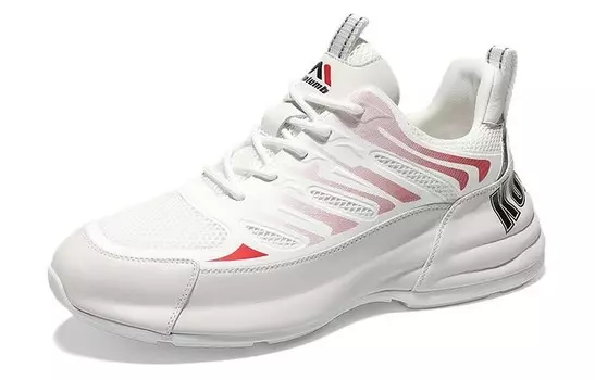 Кроссовки KOLUMB Casual Shoes Men Low-Top, белый/красный
