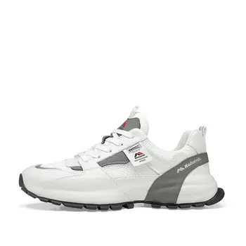 Кроссовки KOLUMB Casual Shoes Men Low-Top, цвет White Gray