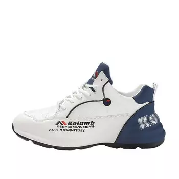 Кроссовки KOLUMB Lifestyle Shoes Men Low-top, белый/синий