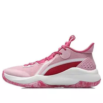 Кроссовки комбат низкие розовые Li-Ning, розовый