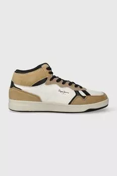 Кроссовки KORE BASKET M Pepe Jeans, коричневый