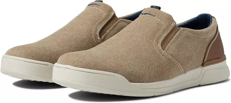 Кроссовки Kore Tour Canvas Plain Toe Slip-On Nunn Bush, цвет Stone