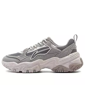 Кроссовки коричневый сахар Li-Ning, серый