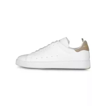 Кроссовки косилка из качественной коричневой кожи. Officine Creative, белый