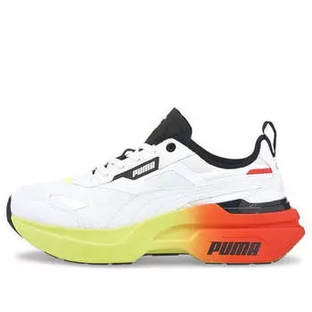 Кроссовки kosmo rider 'gradient - white fizzy yellow' Puma, белый