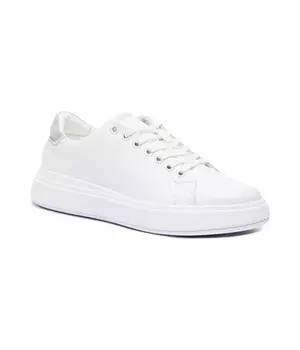 Кроссовки кожаные Calvin Klein, белый / серебряный
