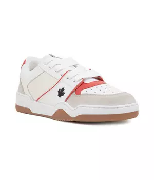 Кроссовки кожаные Dsquared2, бежевый