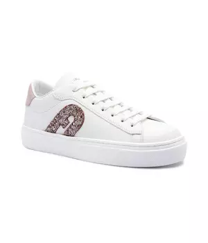 Кроссовки кожаные Furla, белый