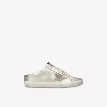 Кроссовки кожаные Golden Goose Super-Star, золотой