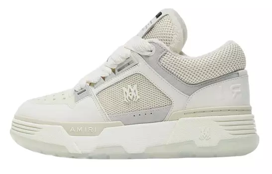 Кроссовки кожаные MA-1 Amiri массивные, белый