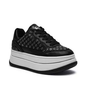 Кроссовки кожаные Michael Kors Hayes, черный