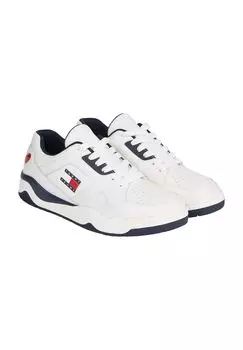 Кроссовки кожаные перфорированные мужские TOMMY Jeans, синий