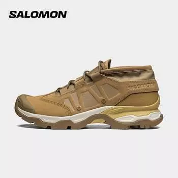 Кроссовки кожаные Salomon Jungle Ultra Low Advanced спортивные, черный