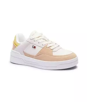 Кроссовки кожаные Tommy Hilfiger, белый / бежевый
