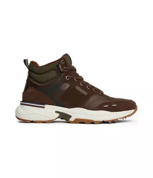 Кроссовки кожаные Tommy Hilfiger Cordura, коричневый