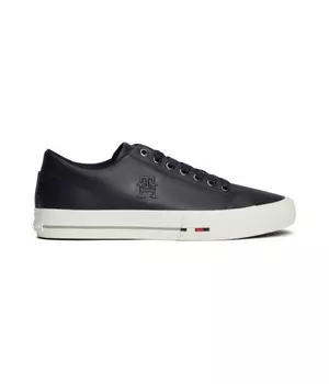Кроссовки кожаные Tommy Hilfiger Hi Vulc, синий