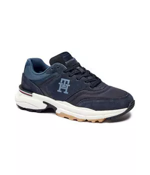 Кроссовки кожаные Tommy Hilfiger M Runner x Ventile Mix, синий