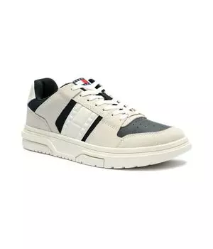 Кроссовки кожаные Tommy Jeans, бежевый