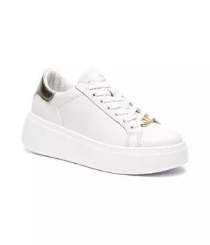 Кроссовки кожаные Twin-Set, белый