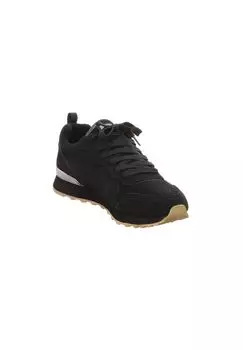 Кроссовки кожаные женские SKECHERS, цвет Black Suede Dural