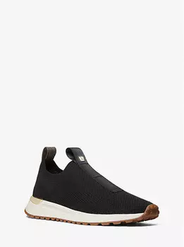 Кроссовки-кроссовки Bodie Studded Mesh Slip-On Michael Kors, черный