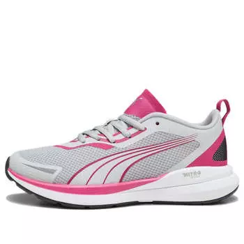 Кроссовки kruz nitro 'ash grey pinktastic' Puma, серый