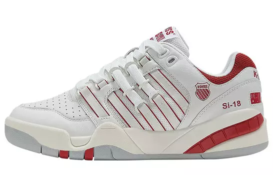 Кроссовки KSWISS Si-18 Tennis Shoes Women's Low-top Red, цвет Strawberry sundae