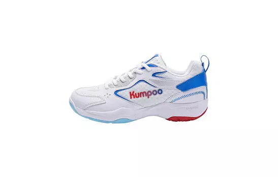 Кроссовки KUMPOO Badminton Shoes Unisex Low-top, черный/белый