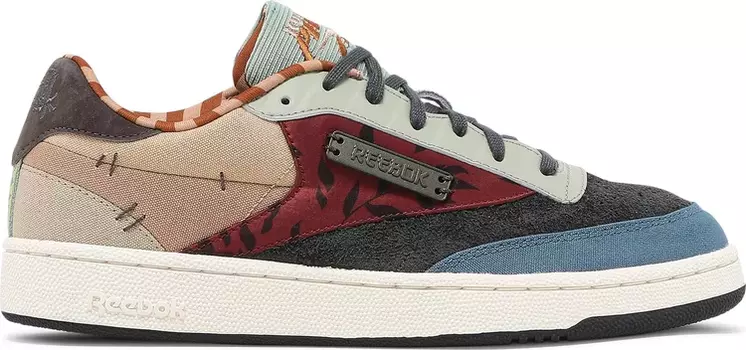 Кроссовки kung fu panda x club c 85 'patchwork' Reebok, многоцветный