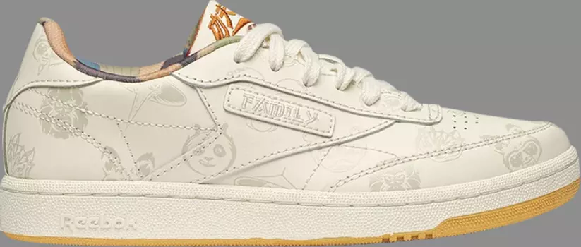 Кроссовки kung fu panda x club c 85 j 'family' Reebok, пломбир