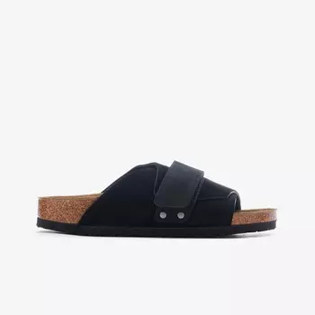 Кроссовки Kyoto Suede Leather 'Black' BIRKENSTOCK, черный