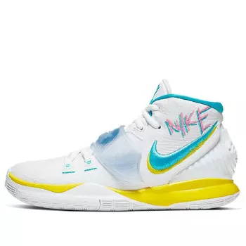 Кроссовки kyrie 6 'neon graffiti' Nike, белый