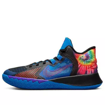 Кроссовки kyrie flytrap 5 'photo blue tie-dye' Nike, синий