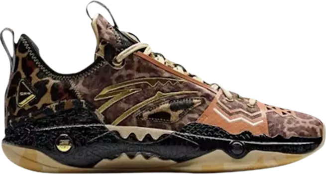 Кроссовки Kyrie Irving x Shock Wave 5 Pro 'Feline', коричневый