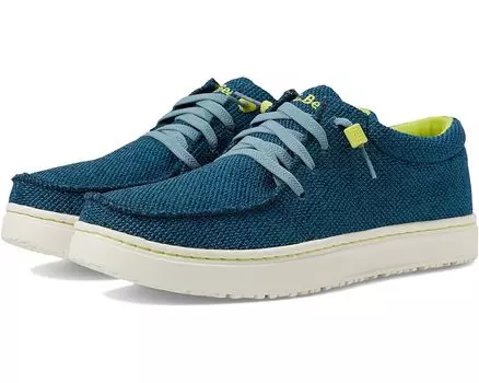 Кроссовки L.L.Bean Higgins Beach 4 Eye Slip-On Fabric, цвет Deep Water Blue