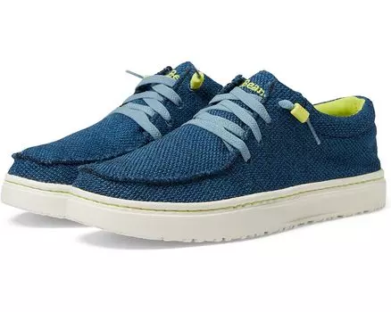 Кроссовки L.L.Bean Higgins Beach 4 Eye Slip-On Fabric, цвет Deep Water Blue