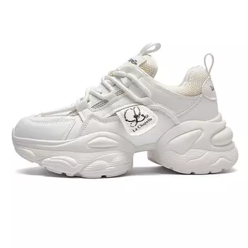 Кроссовки La Chapelle Chunky Sneakers Women's Low-top, белый