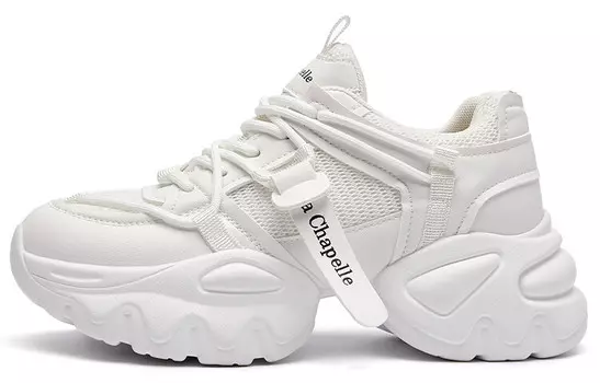 Кроссовки La Chapelle Chunky Sneakers Women's Low-top, белый