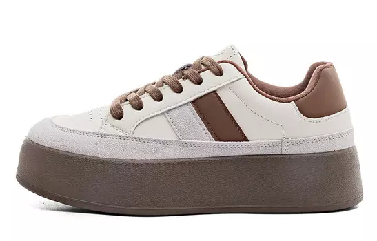 Кроссовки La Chapelle Skateboarding Shoes Women's Low-top, хаки