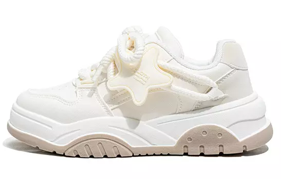 Кроссовки La Chapelle Skateboarding Shoes Women's Low-top, бежевый