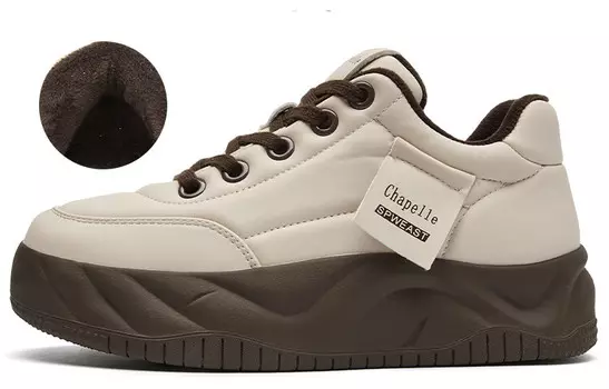 Кроссовки La Chapelle Skateboarding Shoes Women's Low-top, черный