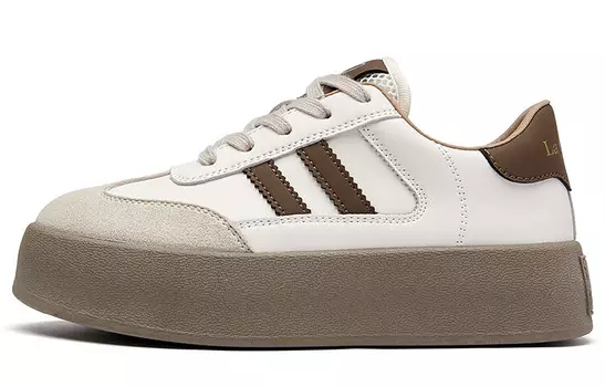 Кроссовки La Chapelle Skateboarding Shoes Women's Low-top, коричневый