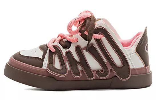 Кроссовки La Chapelle Skateboarding Shoes Women's Low-top, коричневый