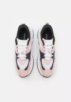 Кроссовки LACE UP Armani Exchange, цвет Rose/Dark Blue/Optic White