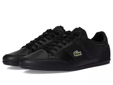 Кроссовки Lacoste Chaymon Bl Leather And Synthetic Tonal Trainers, черный