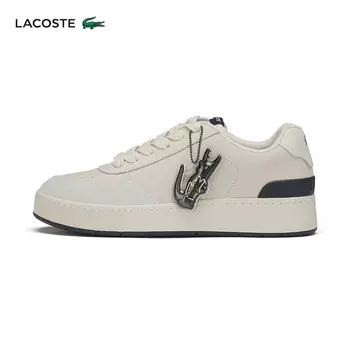 Кроссовки Lacoste из кожи, коричневый/кремовый