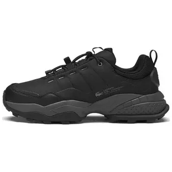 Кроссовки LACOSTE Lifestyle Shoes Men Low-top Black, черный